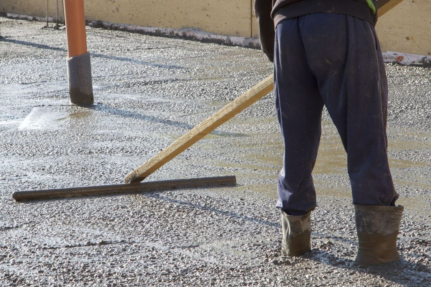 Ongoing project concrete floor in Wanneroo, WA